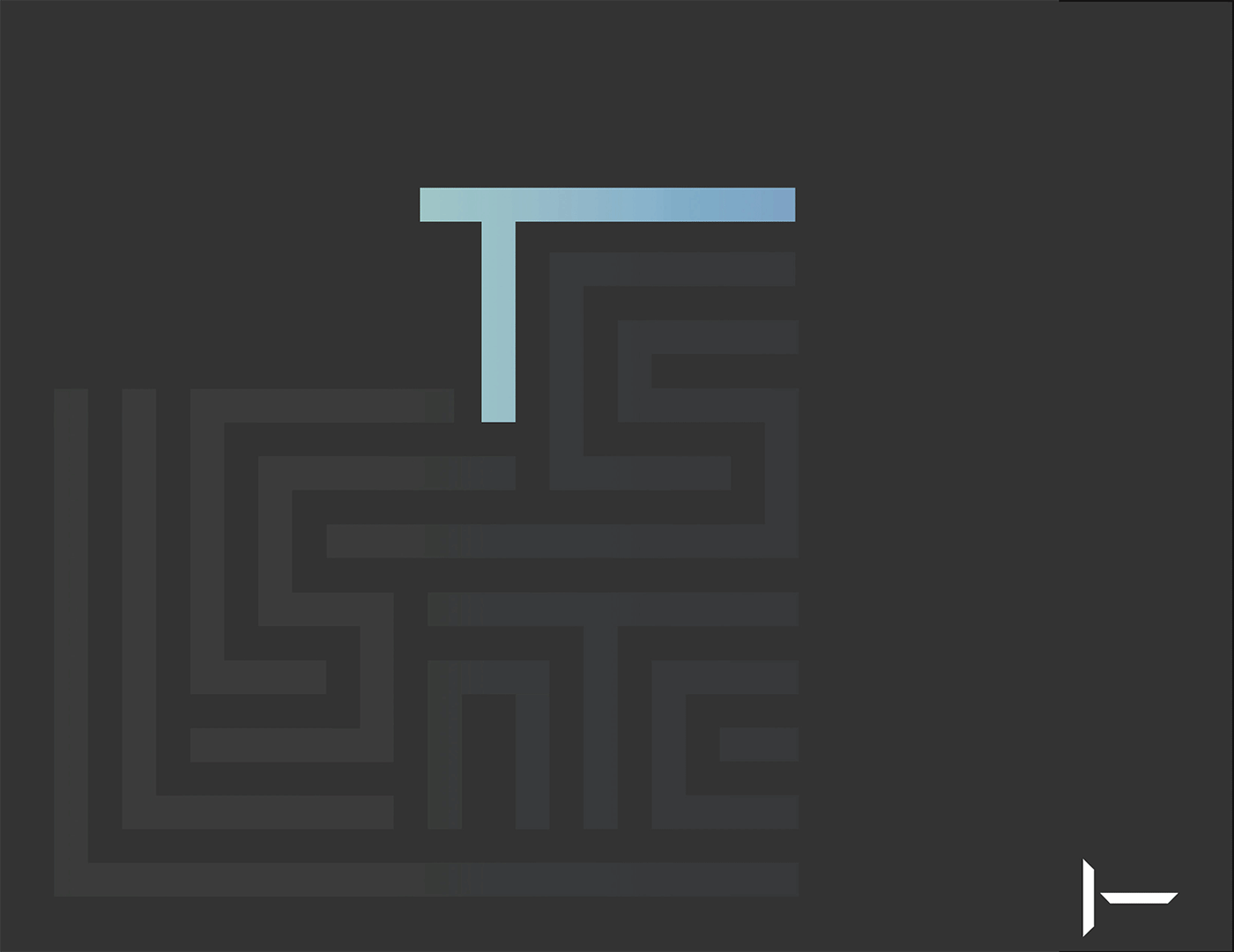 GIF of the logo formation of Tessellate